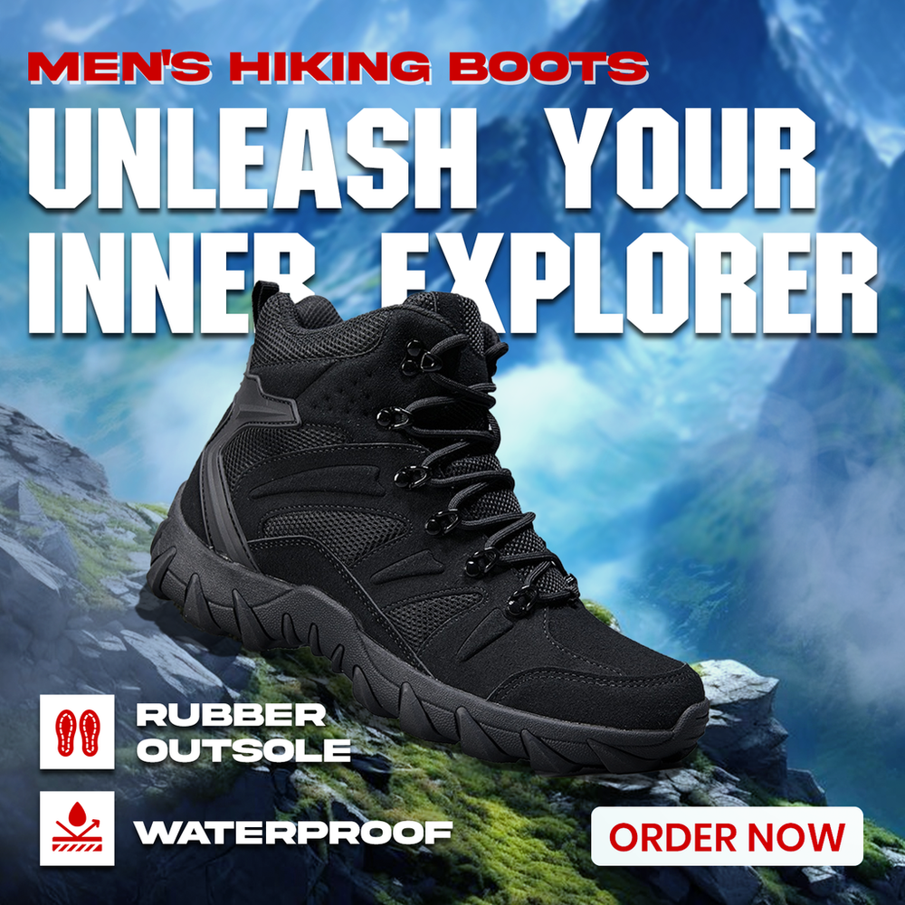 Flash sale 50% š Best-Selling Menās Shoes - Men's Tactical Mid Top Hiking Boots